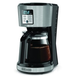 Black + Decker cafetera 12 tazas inox digital CM1331SLA