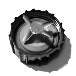 Black + Decker licuadora jarra vidrio 10 velocidadesBLBD210GSR