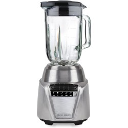 Black + Decker Licuadora Acero Inoxidable 700 Watts, 8 Veloc. Jarra vidrio 1.25L BL08762SDLA