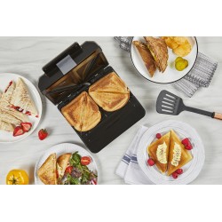 Black+Decker sandwichera de  facil limpieza color negro  SM602F1BDLA