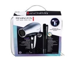 Remington combo secador + plancha de cabello  titaniun  S4A500D3019F
