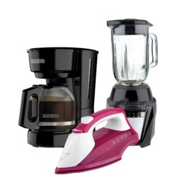 Black + Decker combo plancha+cafetera+licuadora  CBBD1746