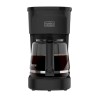 Black + Decker cafetera 12 tazas switch negro mate  CM00210BDLA
