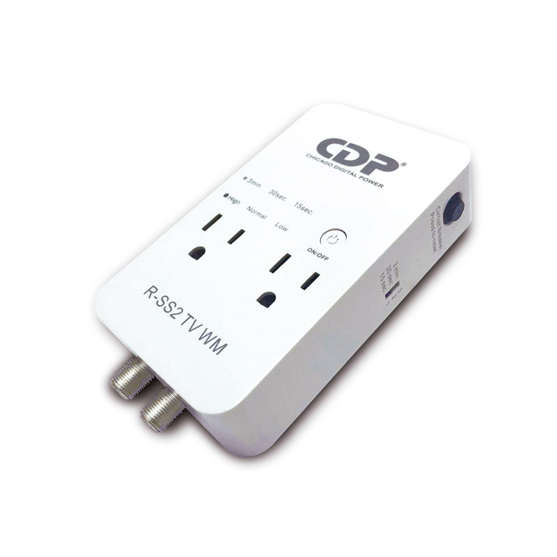CDP supresor de picos para electrodomesticos para tvaudio y video 1800w15amp  R SS2TV