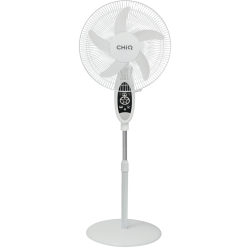 CHIQ Ventilador Pie Recargable 16pulg  9 vel temporizador puerto USB Luz Led  CQVF16RN0IT1W