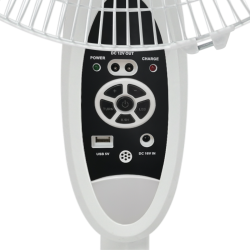 CHIQ Ventilador Pie Recargable 16pulg  9 vel temporizador puerto USB Luz Led  CQVF16RN0IT1W