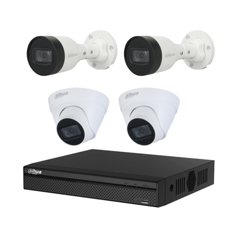 Dahua kit camaras 4Ch NVR  1.0.01.04.371330002