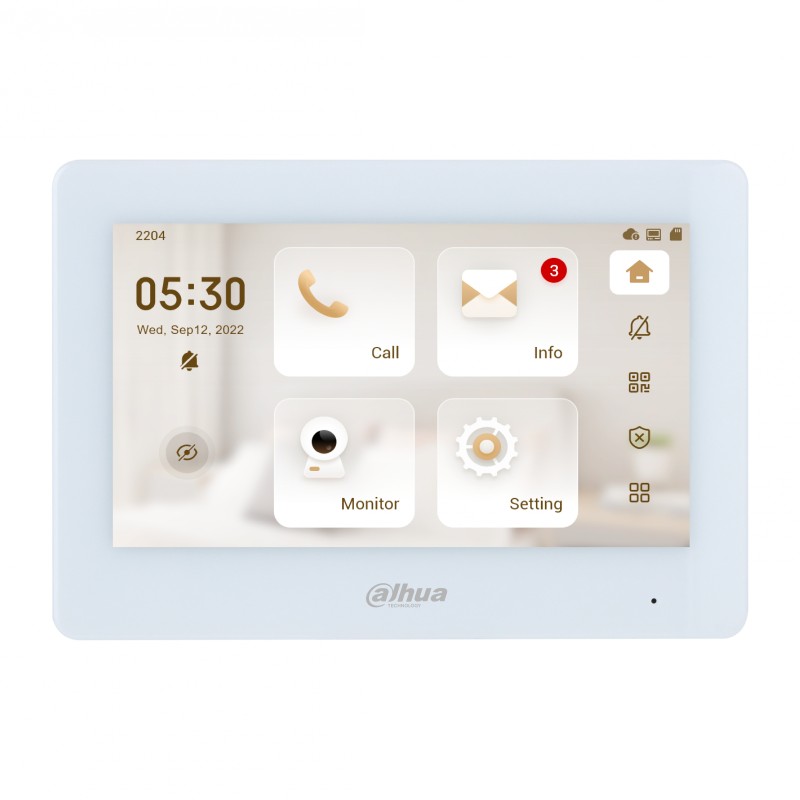 Dahua monitor interior wifi tactil de 6 canales DHIVTH5421HWW  1.0.01.15.11992