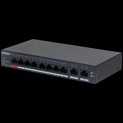 Dahua conmutador gigabit 10 puertos con 8 puertos PoE DHCS40108GT110  1.0.01.20.112449002