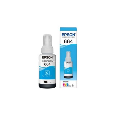 Epson botella tinta cyan  para L110L210L350L355L555  6500Pag   T664220AL