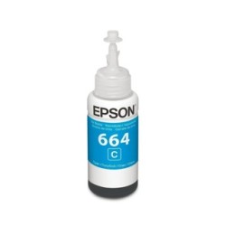 Epson botella tinta cyan  para L110L210L350L355L555  6500Pag   T664220AL