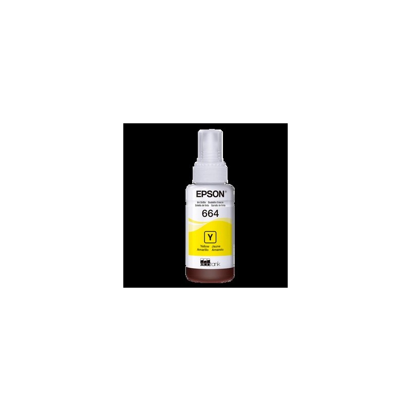 Epson botella tinta amarilla T664420AL para L110220350355555 6500 Pag