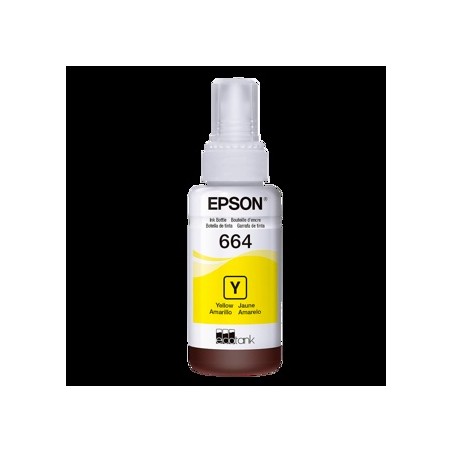 Epson botella tinta amarilla T664420AL para L110220350355555 6500 Pag