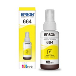 Epson botella tinta amarilla T664420AL para L110220350355555 6500 Pag