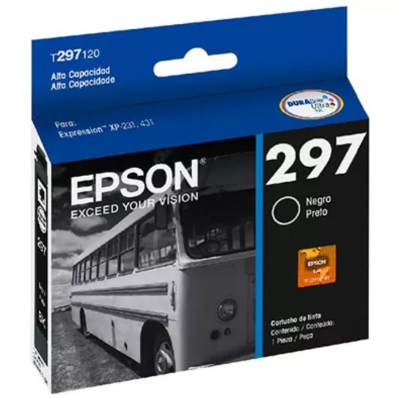 Epson cartucho de tinta exp xp231,431 alta capacidad negroT297120AL