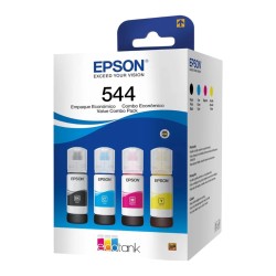 Epson botella de tinta T544 pack completo 4 Colores negro cian magenta y amarillo  T5445204P