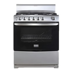 Frigidaire cocina de gas 30pulg  6 quemadores silver FKGH30C3MDQG