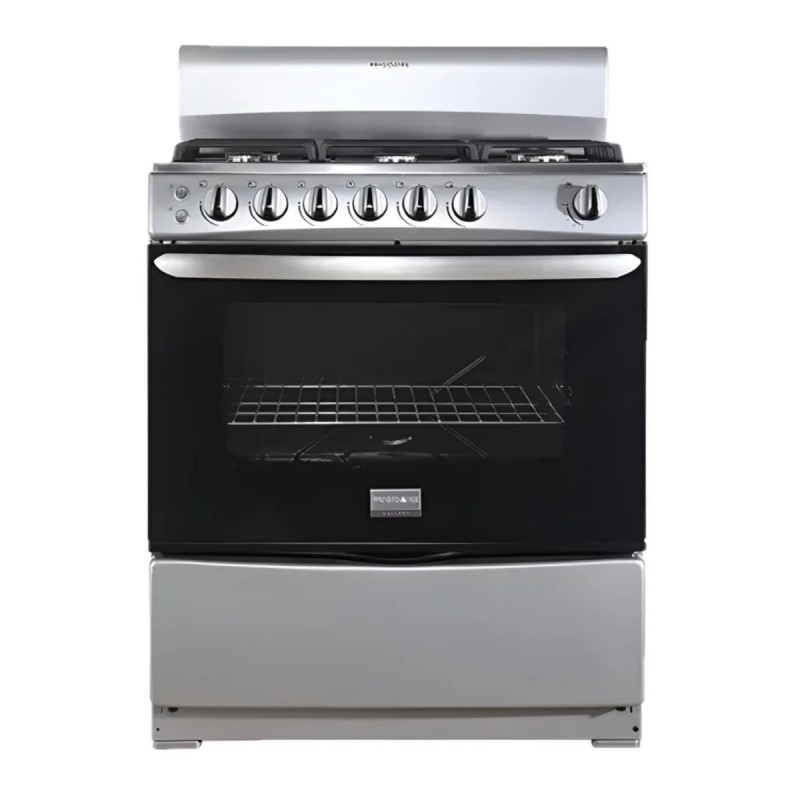 Frigidaire cocina de gas 30pulg  6 quemadores silver FKGH30C3MDQG