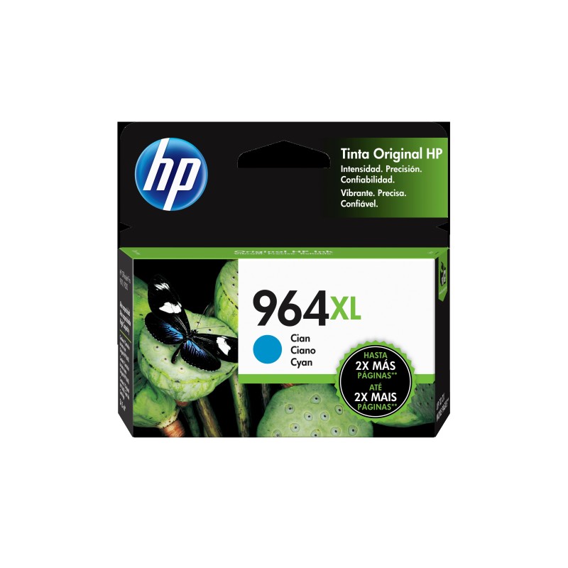 HP cartucho tinta 964XL cyan alto rendimiento 3JA54AL