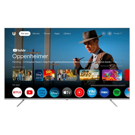 JVC televisor ISDBT 86pulg  QLED 4K Frameless con google TV OS  LT86KB738