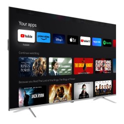 JVC televisor ISDBT 86pulg  QLED 4K Frameless con google TV OS  LT86KB738