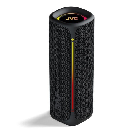 JVC audio portable bluetooth 5.4 45W 20W RMS  Bluetooth luces de ambiente color negro  XSKY3115B