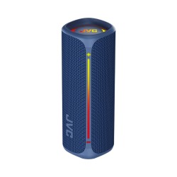 JVC audio portable bluetooth 5.4 45W 20W RMS  Bluetooth luces de ambiente color azul  XSKY3115A
