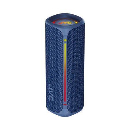 JVC audio portable bluetooth 5.4 45W 20W RMS  Bluetooth luces de ambiente color azul  XSKY3115A