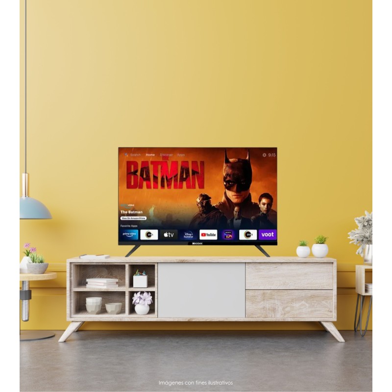 Kodak televisor HD 32pulg  google tv  32SVA1003BT