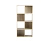 Kenneth Cole librero cubo unit color roble W61.5 x H122.5 x D29.5 cmKCWD2022052O
