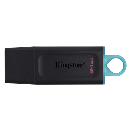Kingston memoria exodia negra con turquesa 64GB usb 3.2 DTX64GB