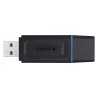 Kingston memoria exodia negra con turquesa 64GB usb 3.2 DTX64GB