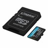 Kingston memoria microSDXC 64 GB canvas go plus gen4 200MBs A2 U3 V30 card + ADP  SDCG464GB