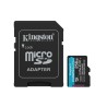 Kingston tarjeta de memoria flash micro SD canvas GO plus Gen 4 200MBs A2 U3 V30 tarjeta con adaptador  SDCG4256GB