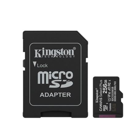 Kingston tarjeta de memoria Micro SD canvas select plus cadaptador  SDCS3256GB