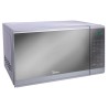 Midea microondas 0.7Pc puerta acabado espejo gabinete GrisB MMDF07S2MG