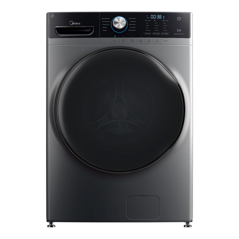 Midea lavadora carga frontal 21 kg color silver MH04W45SCA