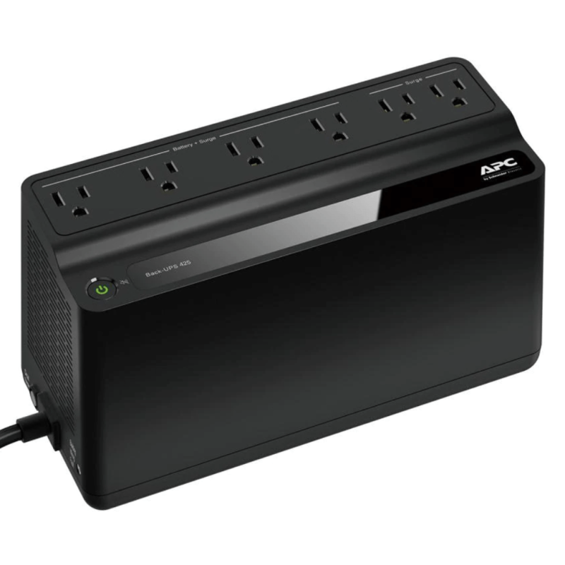 APC ups 425va negra 6 entradas. 120v lam be425Mlm