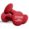 Stingray mancuerna metalica cubierta con neopreno color grisSFMAN8LB