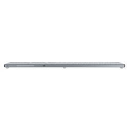 Targus teclado hyper bluetooth compatible con macOS & Windows, iPadOS & Android, ChromeOS en blanco  HS2310US
