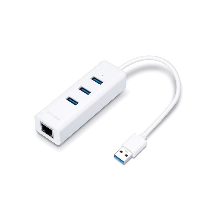 TPlink adaptador USB 3.0 3Port Hub & gigabit ethernet 2en 1 USB  UE330