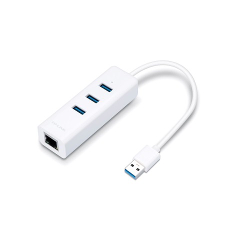 TPlink adaptador USB 3.0 3Port Hub & gigabit ethernet 2en 1 USB  UE330