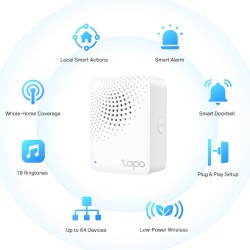 TPlink hub inteligente mini con alarma intergrada Tapo H100