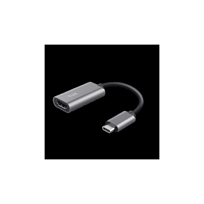 Trust adaptador USBC a HDMI  Ultra HD 4K multicanal  23774