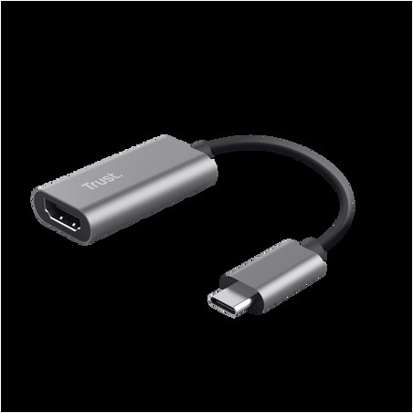 Trust adaptador USBC a HDMI  Ultra HD 4K multicanal  23774