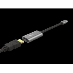 Trust adaptador USBC a HDMI  Ultra HD 4K multicanal  23774