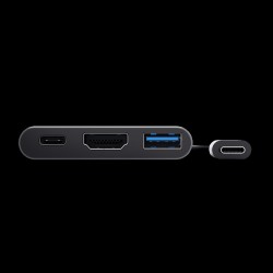 Trust adaptador 3en1 multipuerto USBCHDMI yTipo C  23772