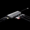 Trust adaptador 7en1 USBC HDMI redlector de tarjetas USBC y USB  23775