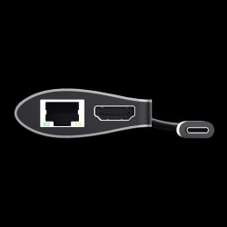 Trust adaptador 7en1 USBC HDMI redlector de tarjetas USBC y USB  23775