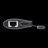 Trust adaptador 7en1 USBC HDMI redlector de tarjetas USBC y USB  23775